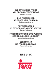 Kullanım kılavuzu Teka NFE 910 X Donduruculu buzdolabı