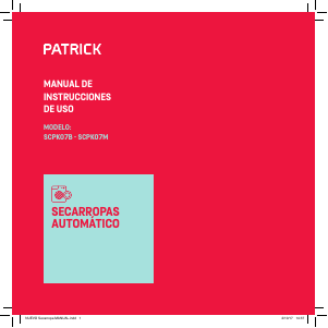 Manual de uso Patrick SCPK07B Secadora