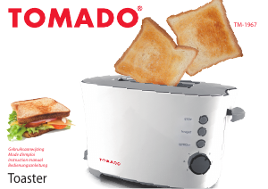 Manual Tomado TM-1967 Toaster