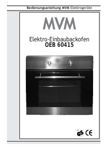 Bedienungsanleitung MVM OEB 60415 Backofen