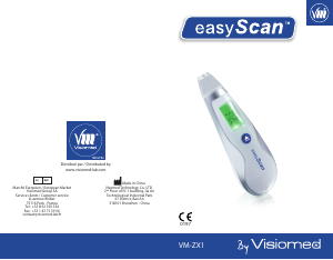 Manuale Visiomed VM-ZX1 easyScan Termometro