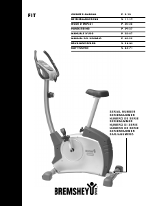 Mode d’emploi Bremshey Cardio Fit Vélo d’appartement