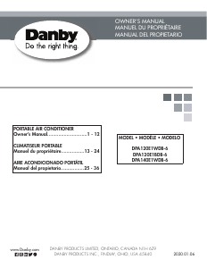 Manual Danby DPA140E1WDB-6 Air Conditioner