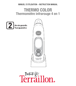 Manual Terraillon Thermo Color Thermometer