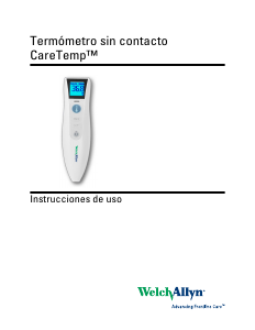 Manual de uso Welch Allyn CareTemp Termómetro
