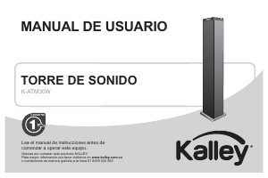 Manual de uso Kalley K-ATM30W Altavoz