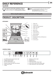 Manual Bauknecht BIO 3T323 PE6.5M Dishwasher
