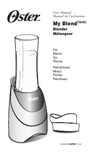 Bruksanvisning Oster BLSTPB-CAD-MASTER My Blend Blender