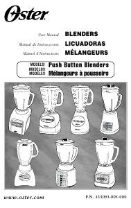 Mode d’emploi Oster BLST6812-P33R Blender