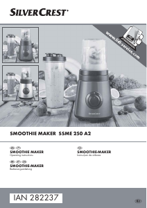 Manual SilverCrest SSME 250 A2 Blender