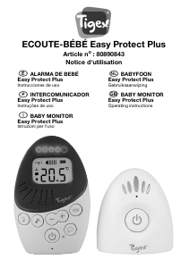 Manual Tigex Easy Protect Plus Monitor de bebê
