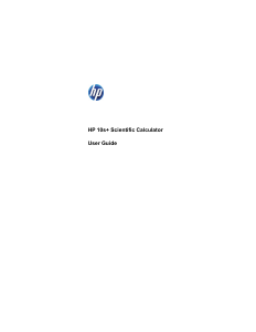 Handleiding HP 10s+ Rekenmachine