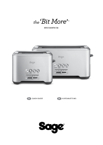 Manual Sage BTA720 Toaster