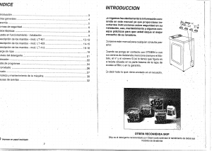 Manual de uso Otsein LT 413 Lavadora