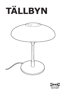 사용 설명서 이케아 TALLBYN (Desk) 램프