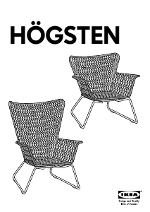 Návod IKEA HOGSTEN Záhradná stolička