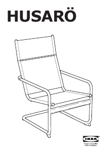 Vadovas IKEA HUSARO Sodo kėdė