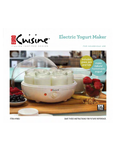 Manual Euro Cuisine YM80 Yoghurt Maker