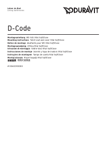 Manual Duravit D-Code Vital Assento de sanita