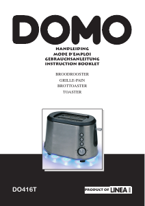 Handleiding Domo DO416T Broodrooster