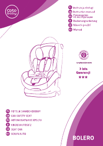 Руководство Coto Baby Bolero Автомобильное кресло