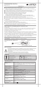 Manual de uso Aspen MT-30 Termómetro