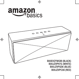 Manual de uso AmazonBasics B00JZVPC08 Altavoz