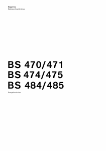 Bedienungsanleitung Gaggenau BS470102 Backofen
