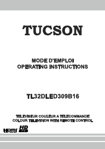 Bruksanvisning Tucson TL32DLED309B16 LED TV