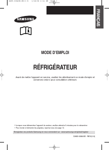 Mode d’emploi Samsung RT49MASW Réfrigérateur combiné