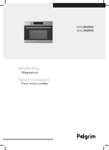 Mode d’emploi Pelgrim MAC396RVS Micro-onde