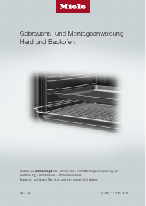 Bedienungsanleitung Miele H 2860-55 BP Backofen