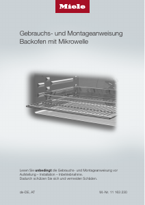 Bedienungsanleitung Miele H 7840 BM Backofen