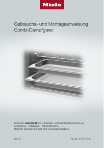 Bedienungsanleitung Miele DGC 7660 Backofen