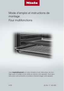 Mode d’emploi Miele H 7161 BP Four
