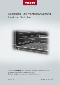 Bedienungsanleitung Miele H 2850 BP Backofen