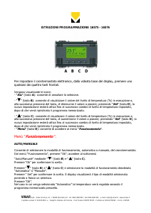 Manuale Vimar 16576 Termostato