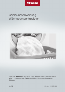 Bedienungsanleitung Miele TSF 643 WP EcoSpeed Trockner