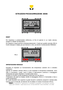 Manuale Vimar 20446 Termostato
