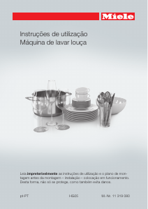 Manual Miele G 4982 Vi Series 120 Máquina de lavar louça