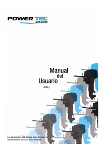 Manual de uso PowerTec 40HP Motor fuera de borda
