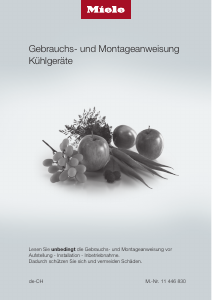 Bedienungsanleitung Miele K 35442 iF Kühlschrank
