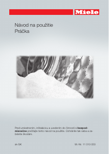 Návod Miele WCI 670 WPS TwinDos XL&Wifi Práčka