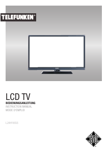 Bruksanvisning Telefunken L24H185I3 LCD TV