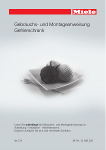 Bedienungsanleitung Miele FN 26263 ws Gefrierschrank