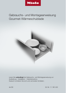 Bedienungsanleitung Miele ESW 7010 Wärmeschublade