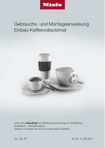 Bedienungsanleitung Miele CVA 7840 Kaffeemaschine