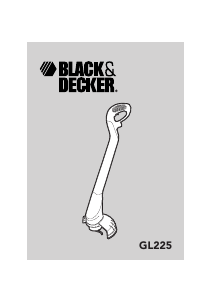 Manuale Black and Decker GL225SC Tagliabordi