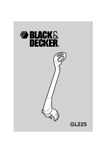 Manual Black and Decker GL225S Grass Trimmer