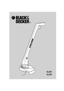 Manual Black and Decker GL200 Aparador de relva